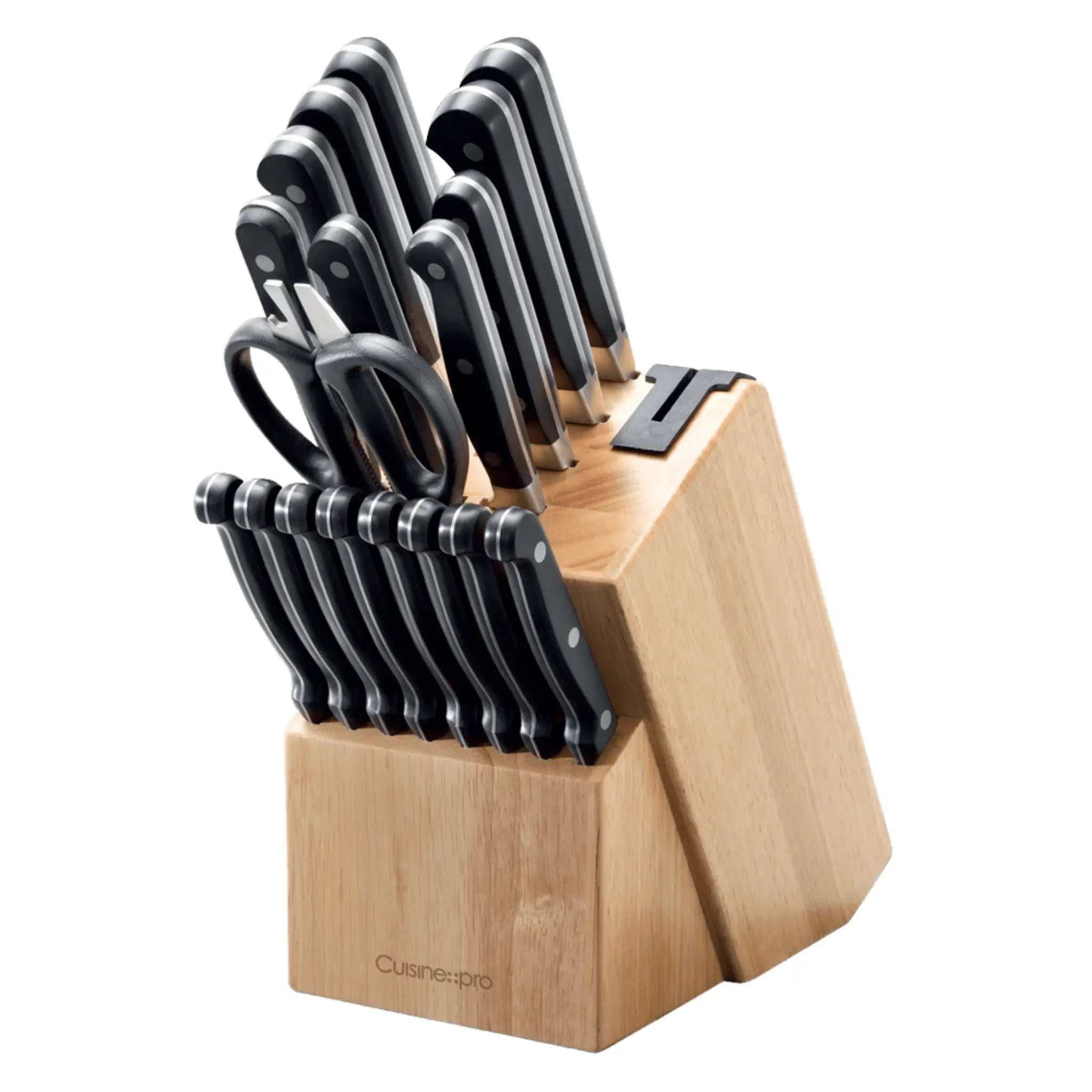 Bloc de 6 couteaux Ninja StaySharp en acier inoxydable – Noir K32006EU | FR