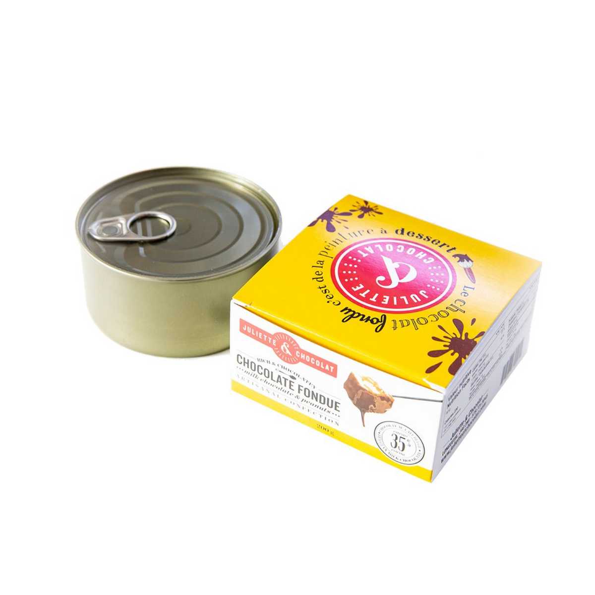 Fondue au chocolat au lait et arachides 200g Eugène Allard Cuisine et
