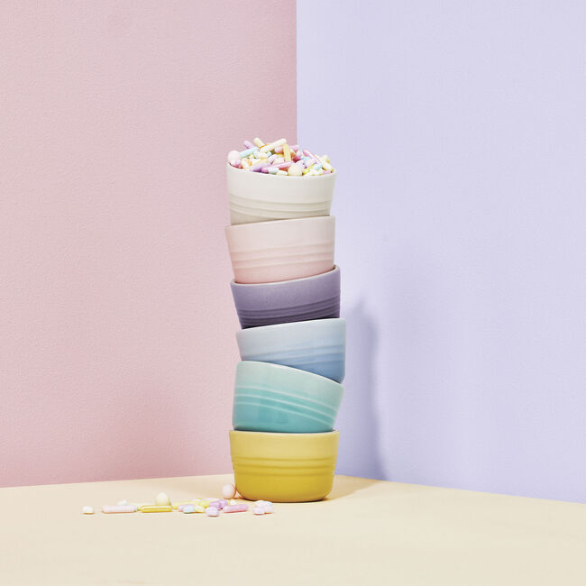 Set of 6 small ramekins from the Sorbet collection - Le Creuset 