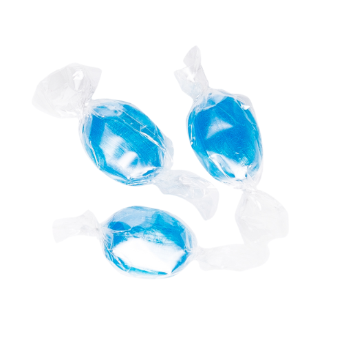 Bonbons durs sucre d'orge à la framboise bleue 1 kg