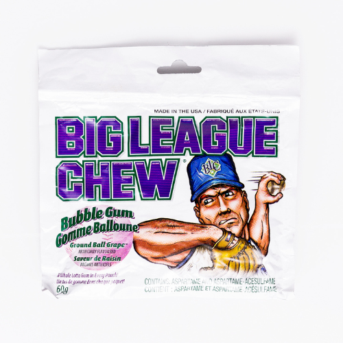 Big League Chew Grape Bubble Gum 60g