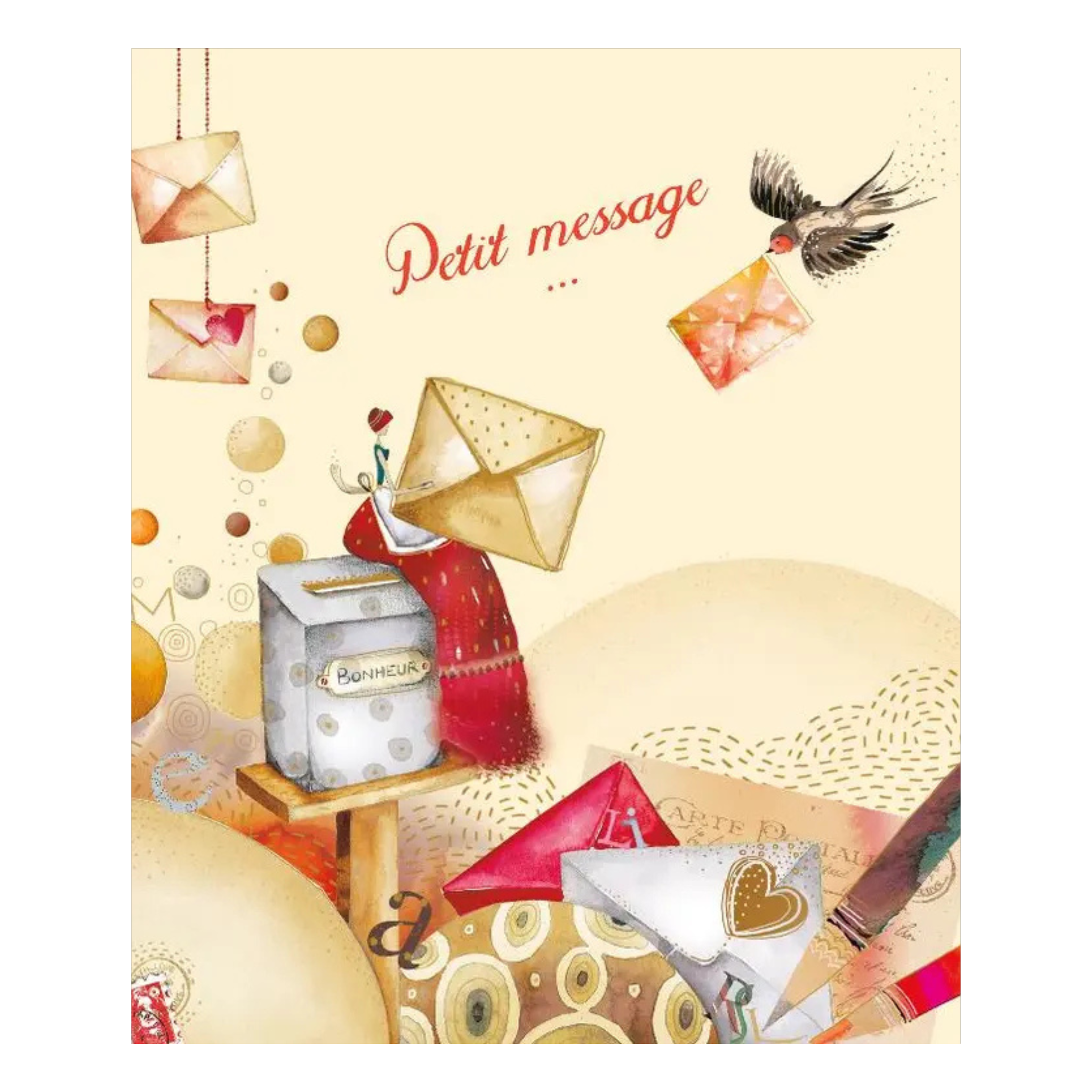 Greeting card "Little message..." 5x6