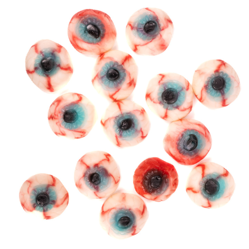 Bonbons à la fraise yeux sanglants 75 unités