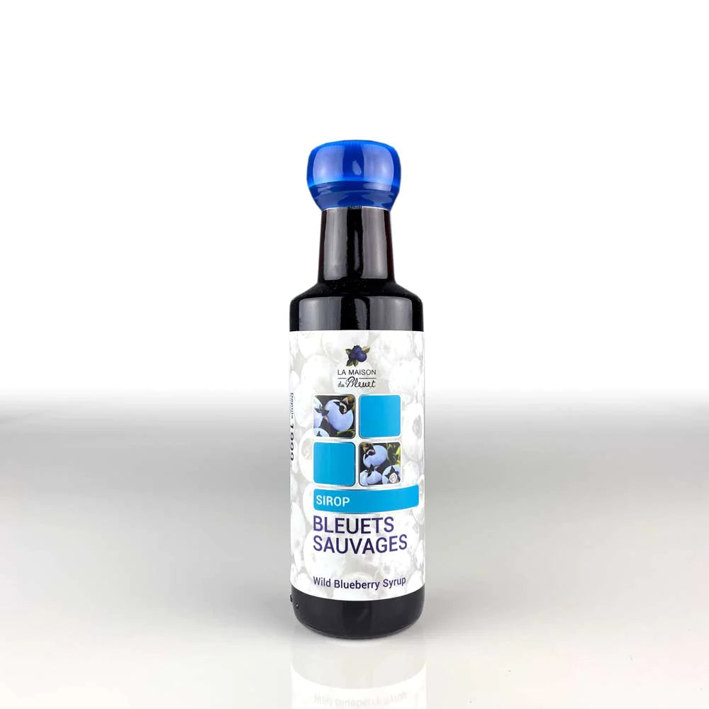 Sirop de bleuets sauvages 100ml - La maison du Bleuet