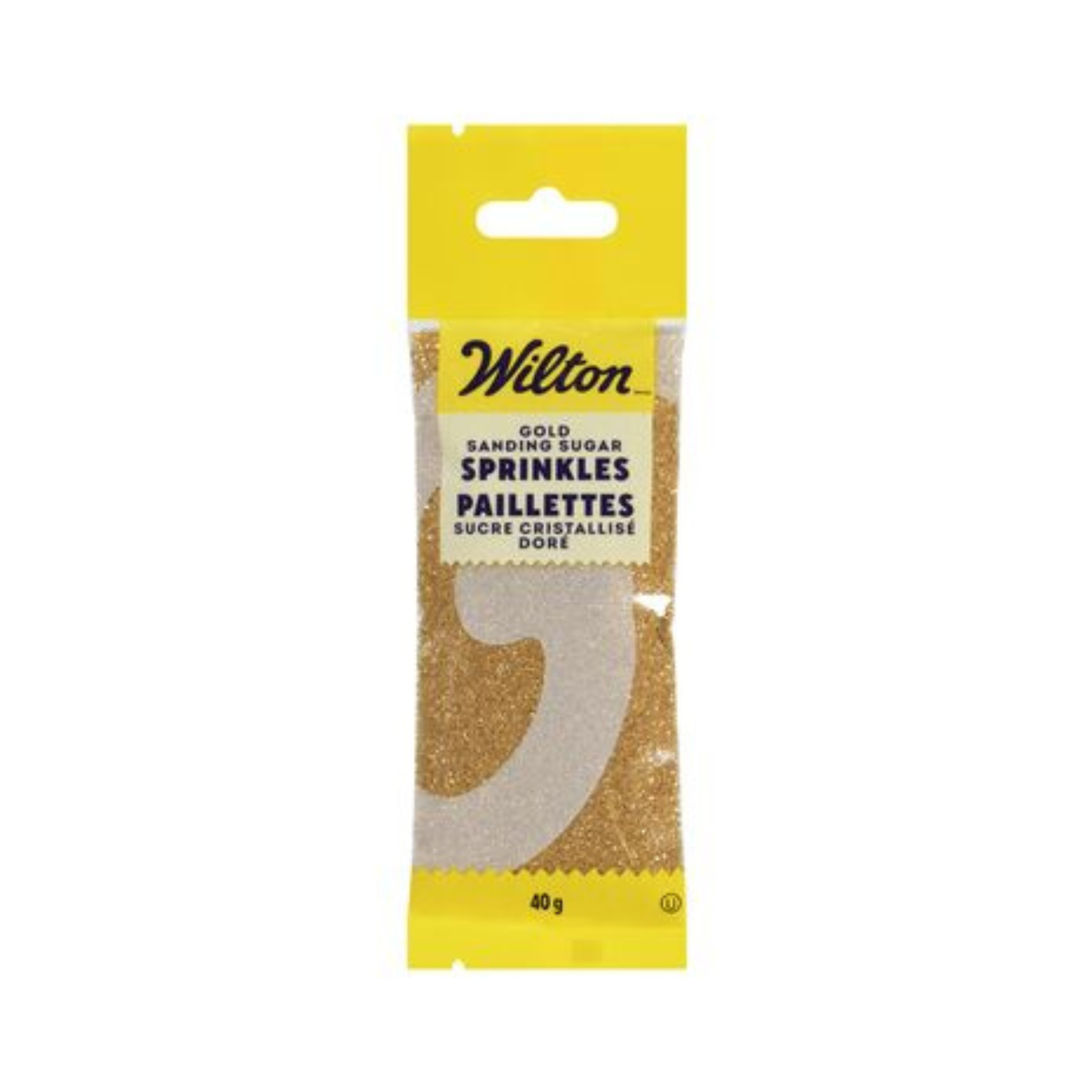 Sucre doré à saupoudrer 40 g - Wilton