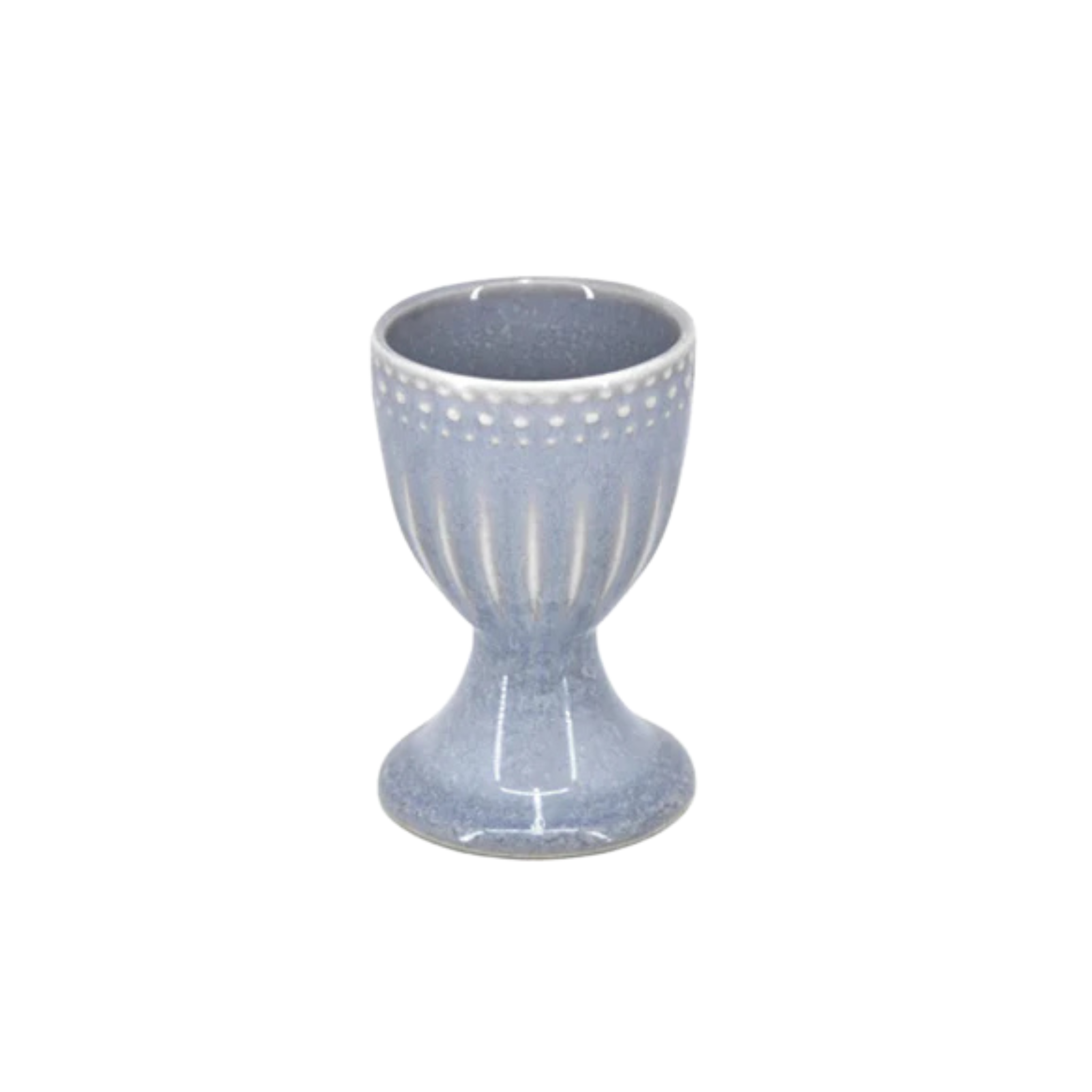 Coquetier Bleu en céramique émaillée - BIA