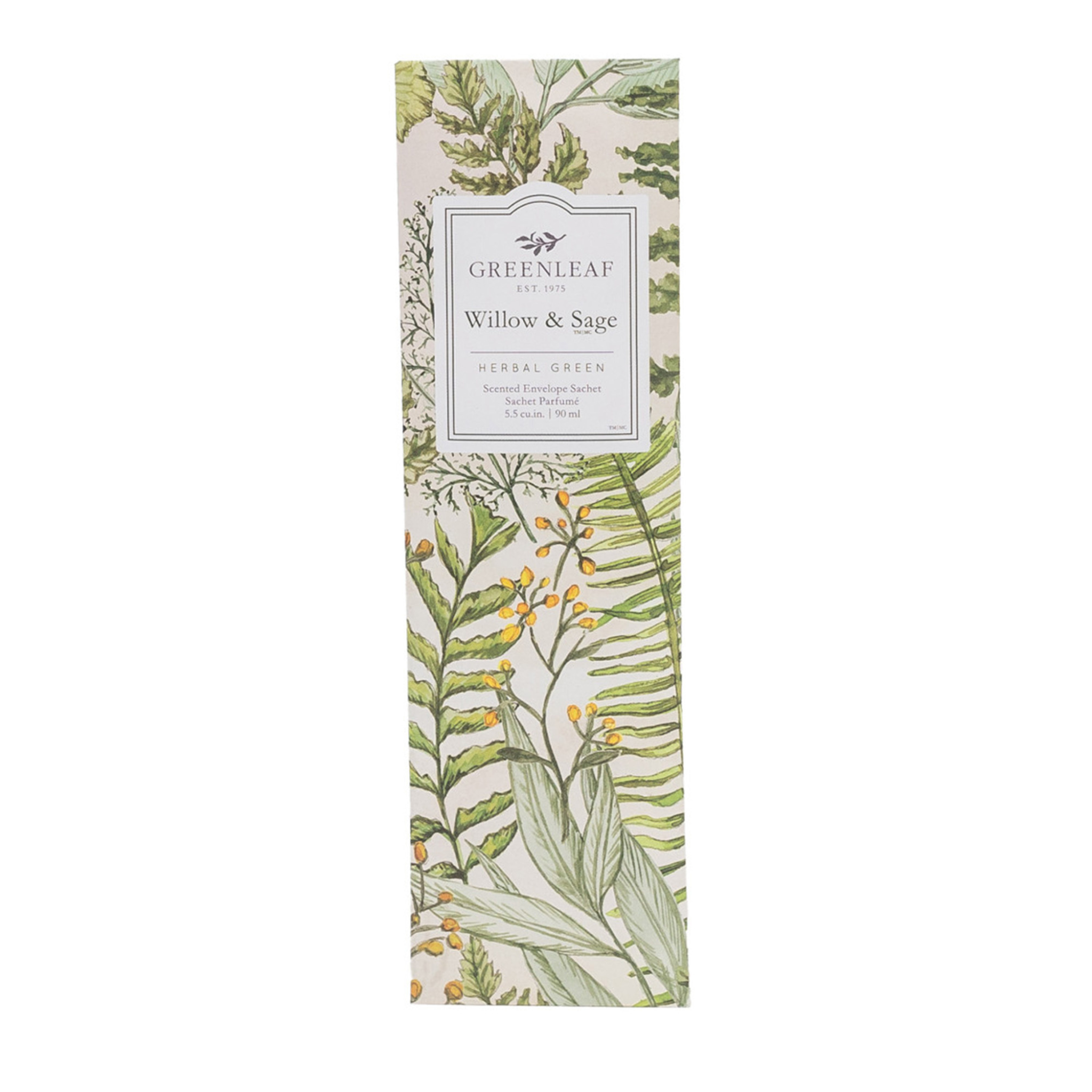 Willow &amp; Sage Scented Sachet 90ml - Greenleaf