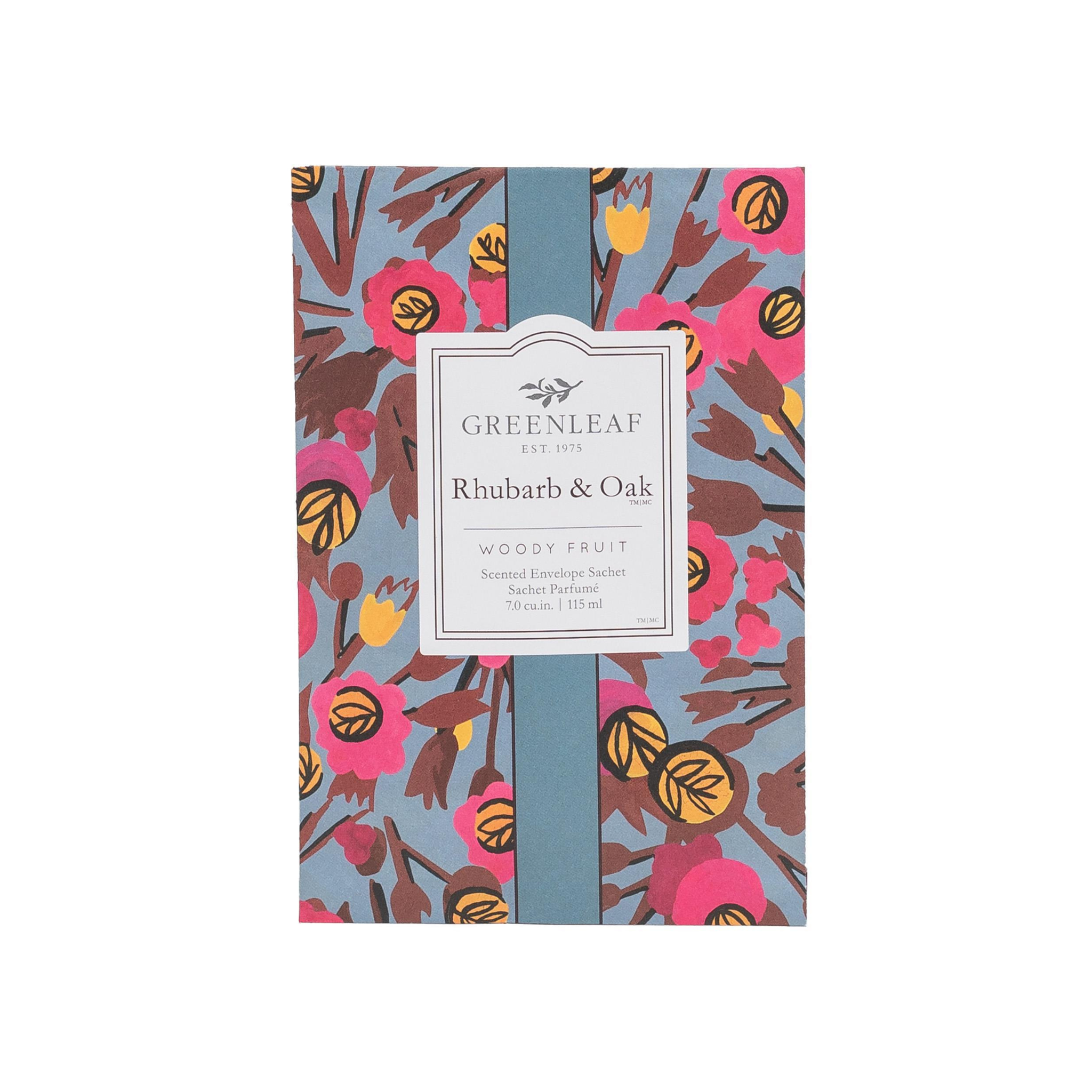 Sachet parfumé Rhubarbe et Pin 115ml - Greenleaf