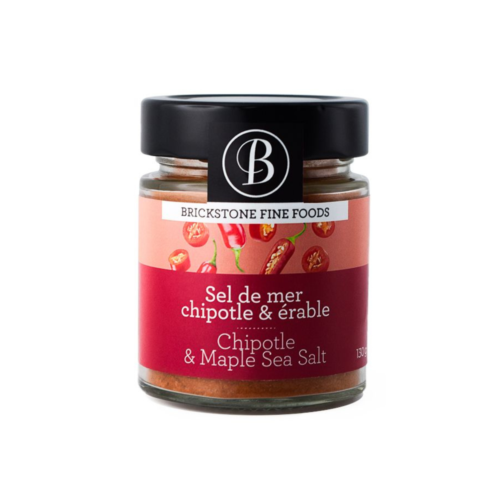 Brickstone Chipotle &amp; Maple Seasoned Sea Salt 130g