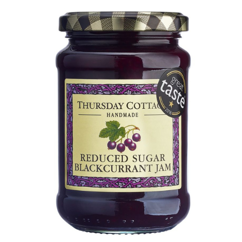 Confiture de cassis à teneur réduite en sucre 250 ml