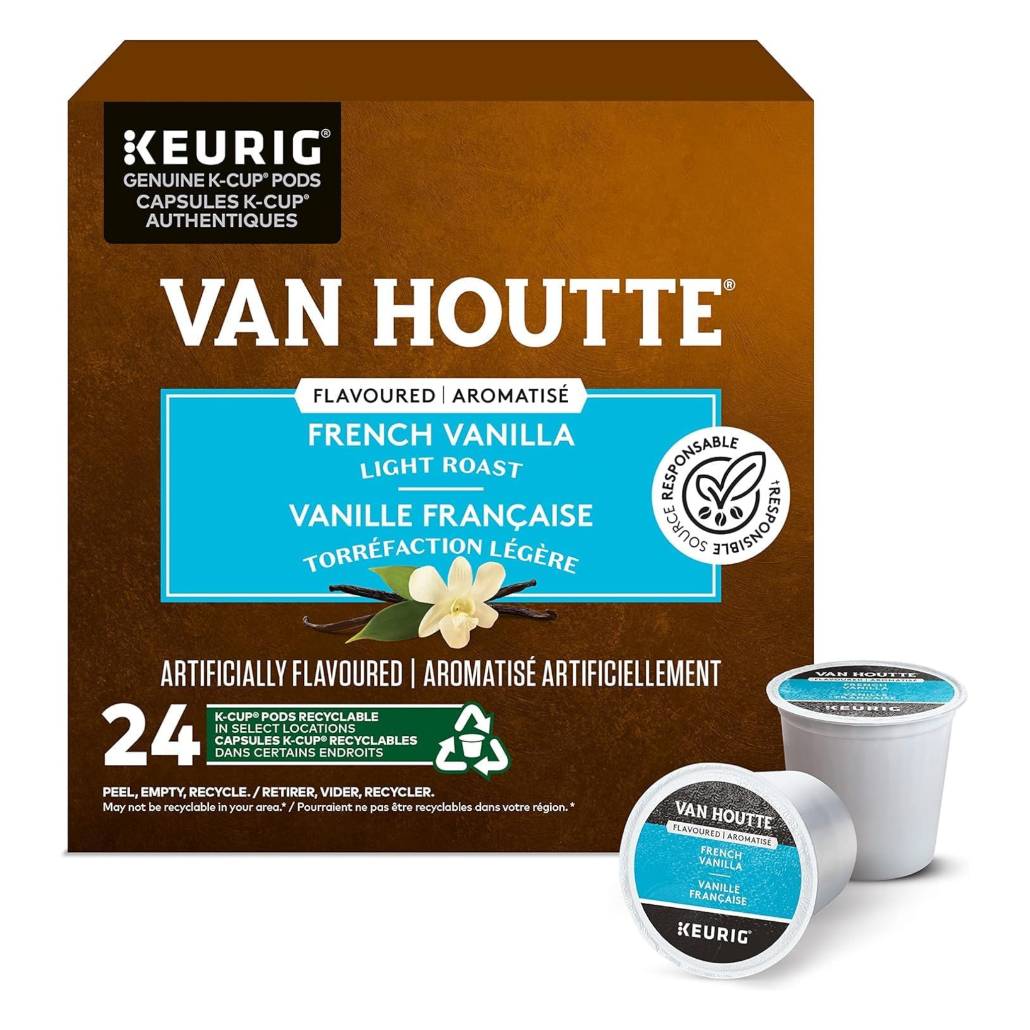 Ensemble de 24 capsules K-Cup Vanille Française – Van Houtte