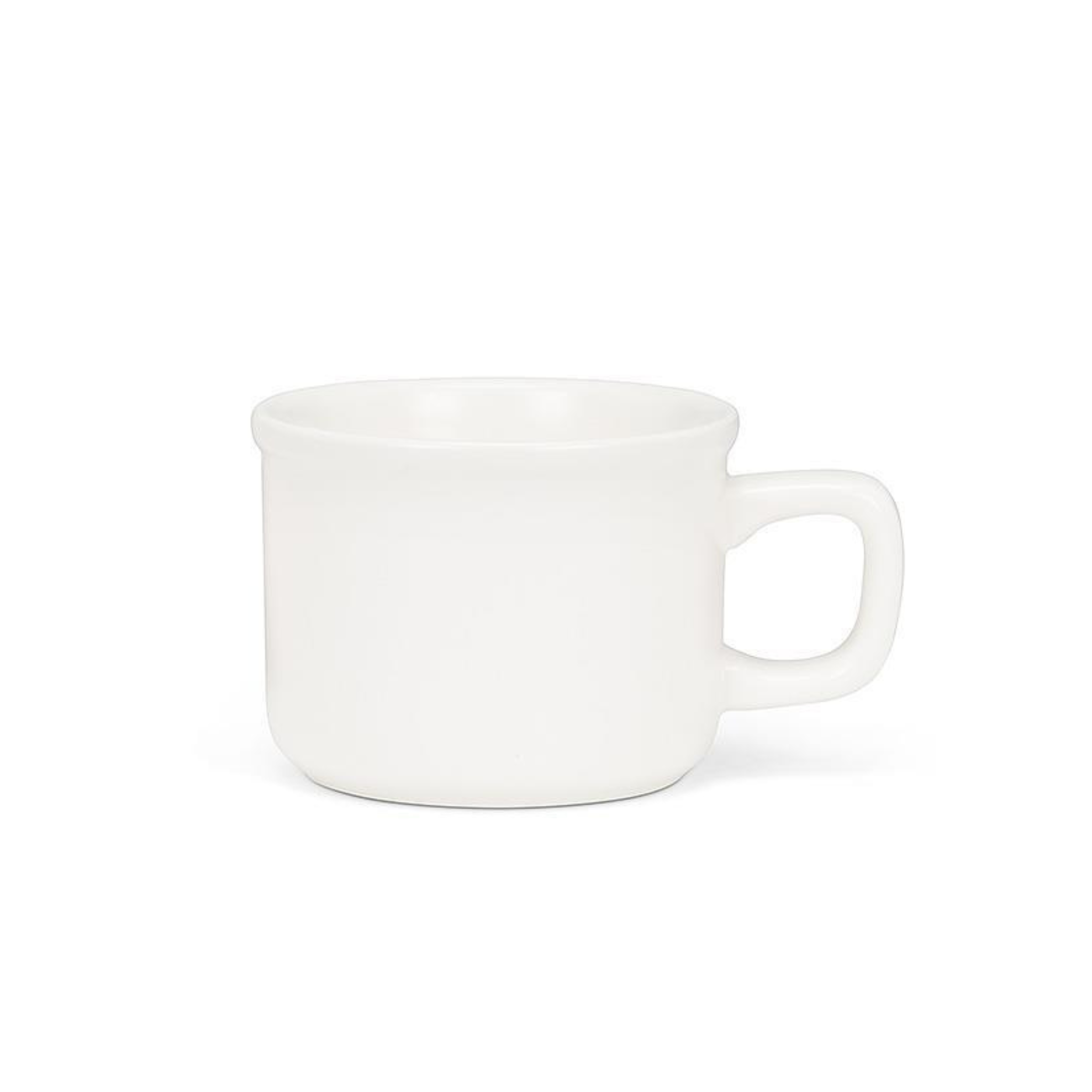 Tasse à espresso en céramique Blanche 3 oz
