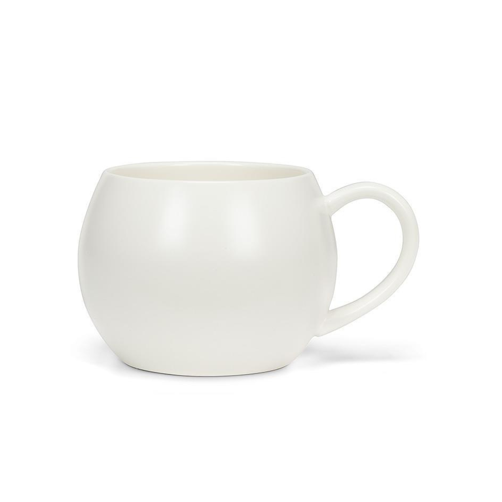 Tasse ronde en céramique Blanche 16 oz