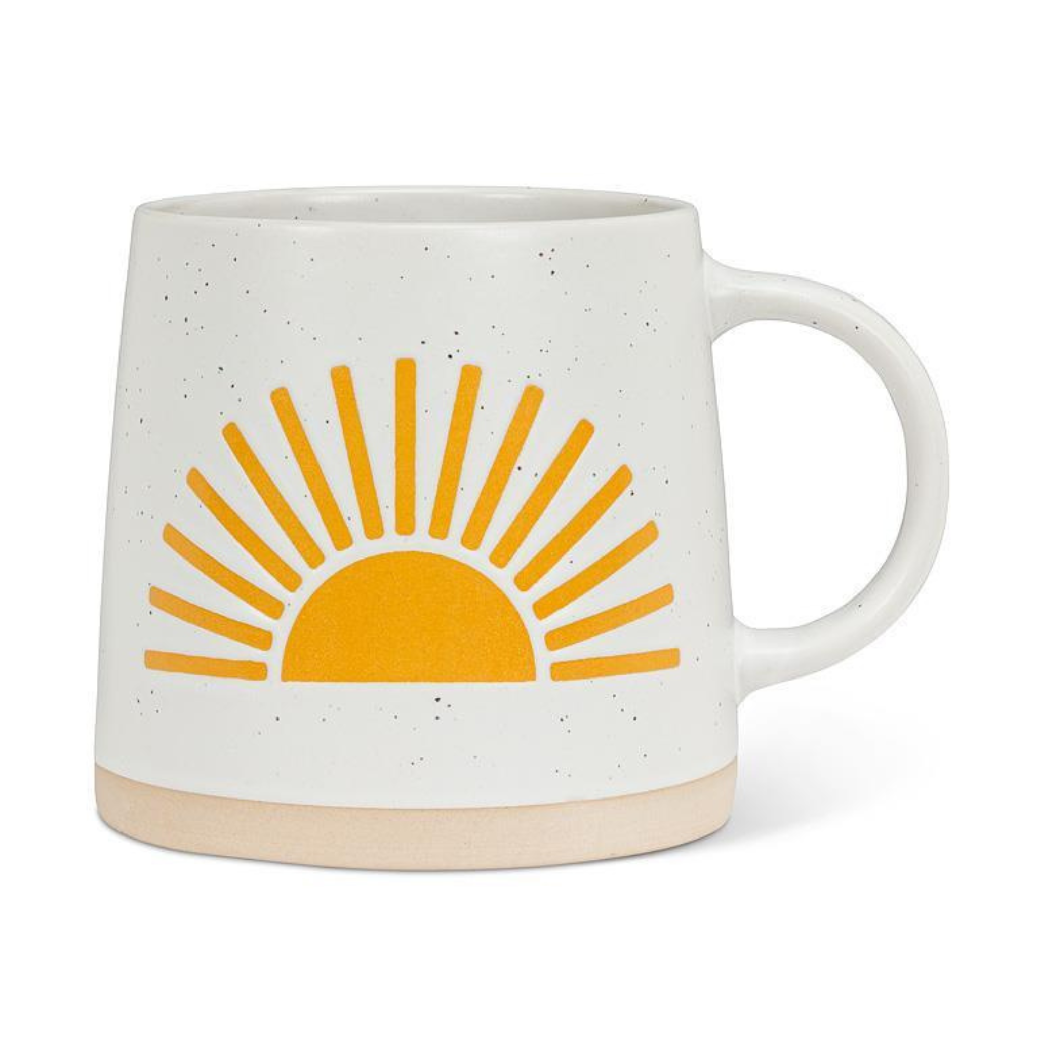 Tasse en grès Beige avec Soleil Couchant 400 ml