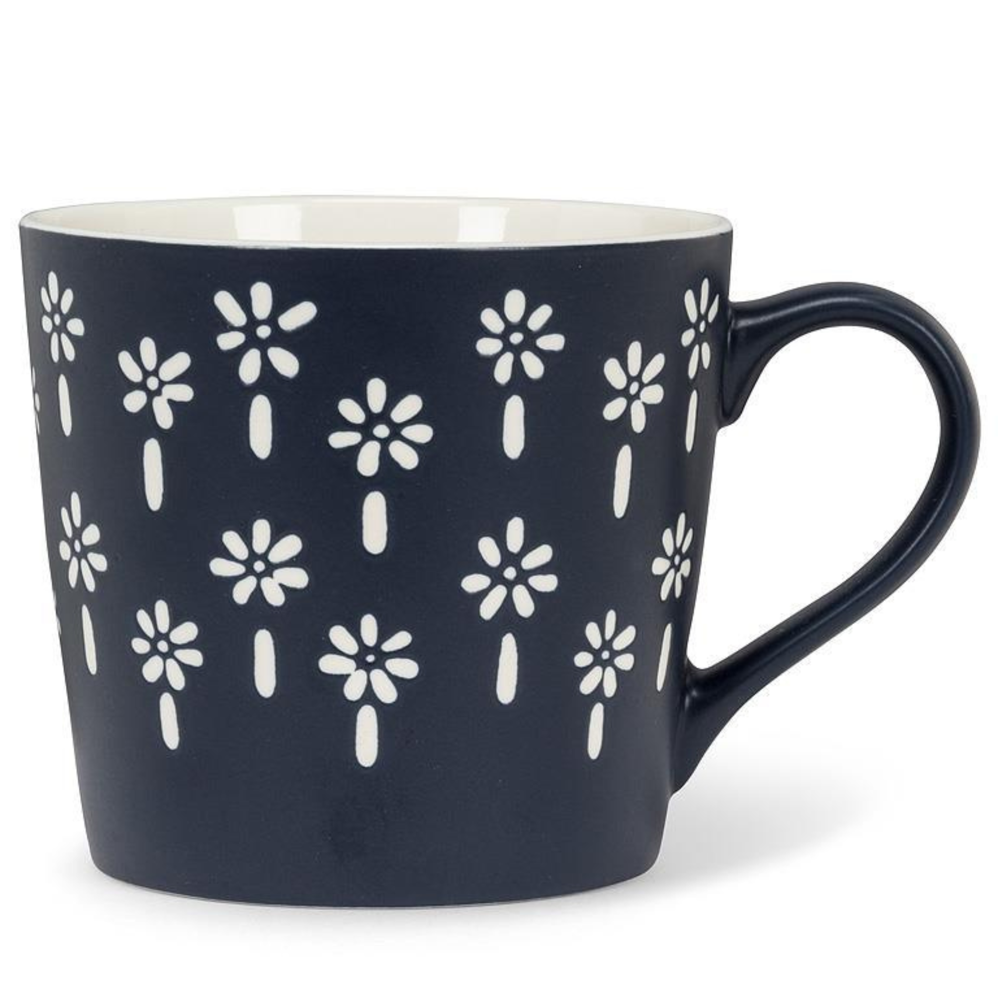 Tasse à mini fleurs Marine 370 ml