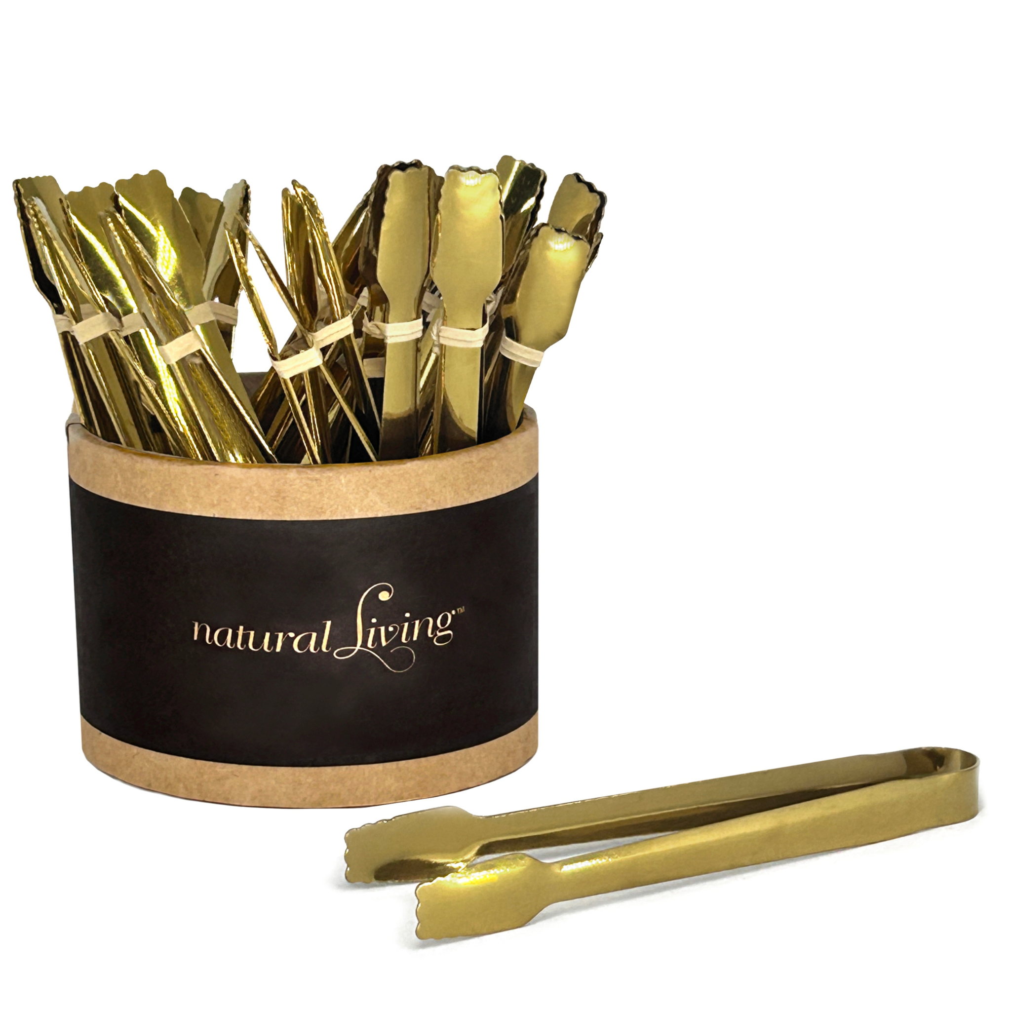 Mini pince carrée fini Or