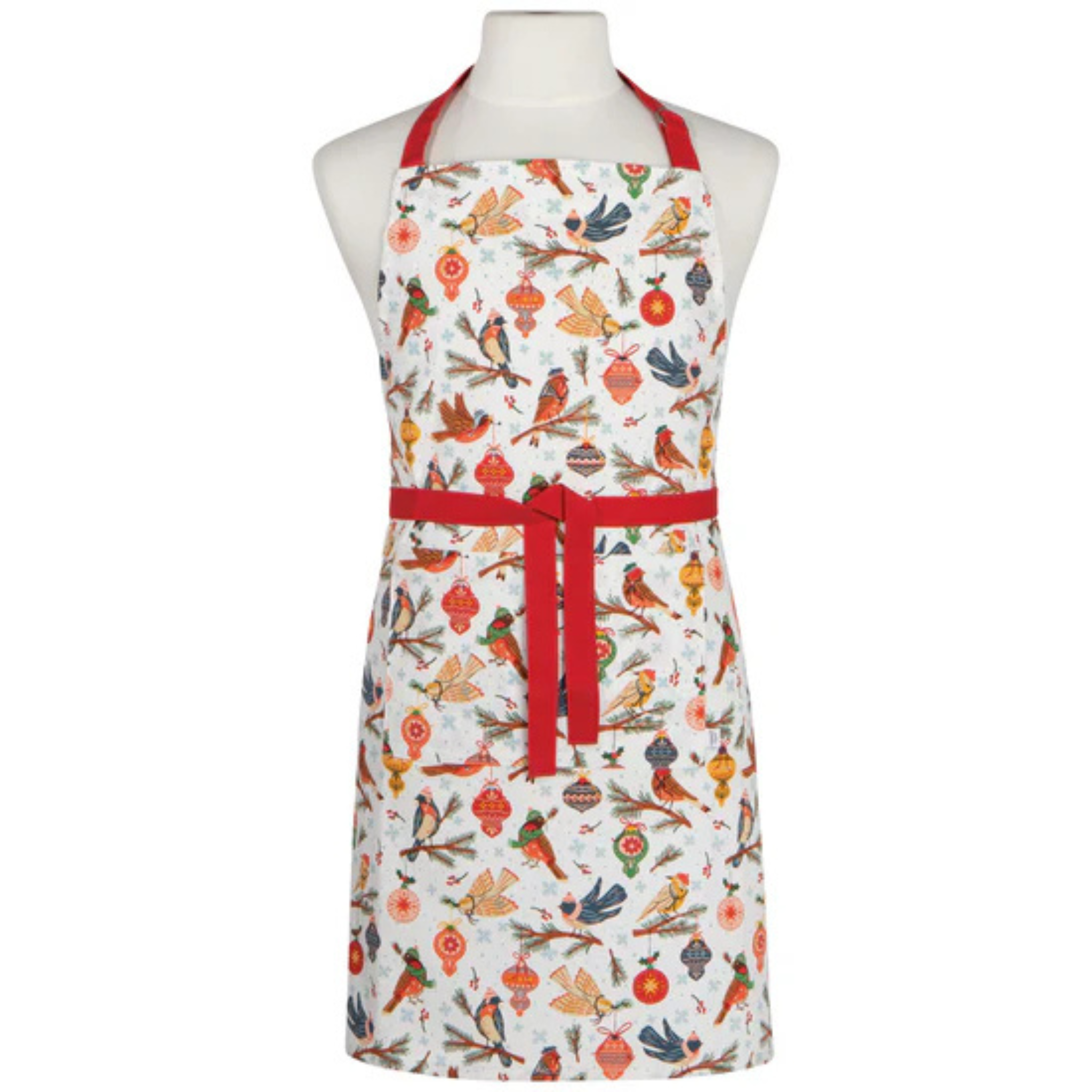 Tablier de Noël Chants d’oiseaux - Danica