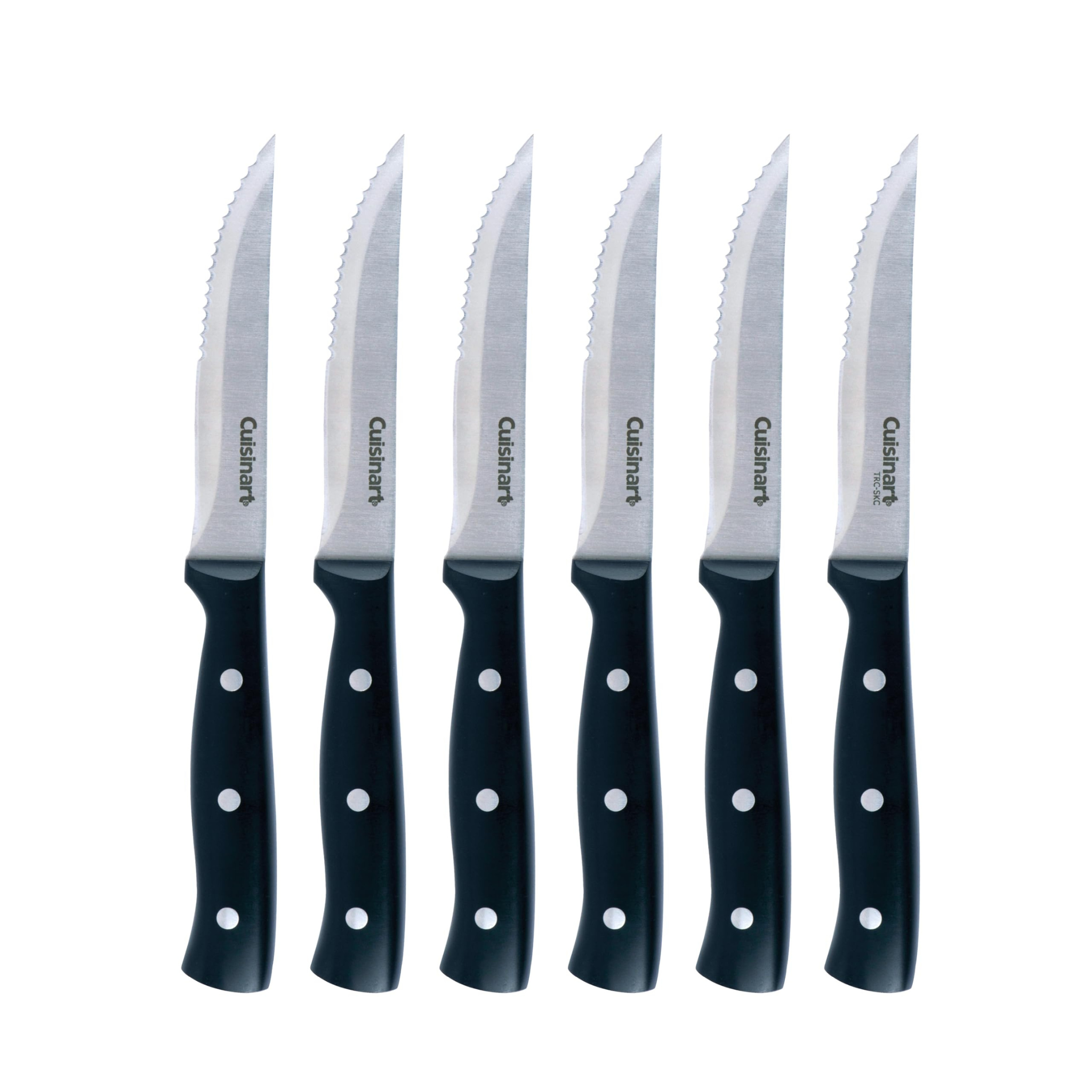 Cuisinart 6-Piece Steak Knife Set with Three Rivets