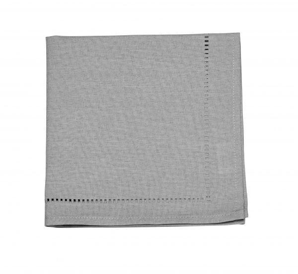 Set of 4 Dark Grey Linen Napkins