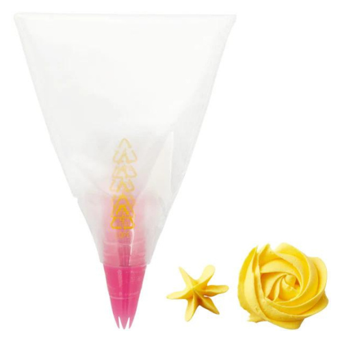 Ensemble de 6 poches à douille jetables 14" avec douille étoile ouverte - Wilton