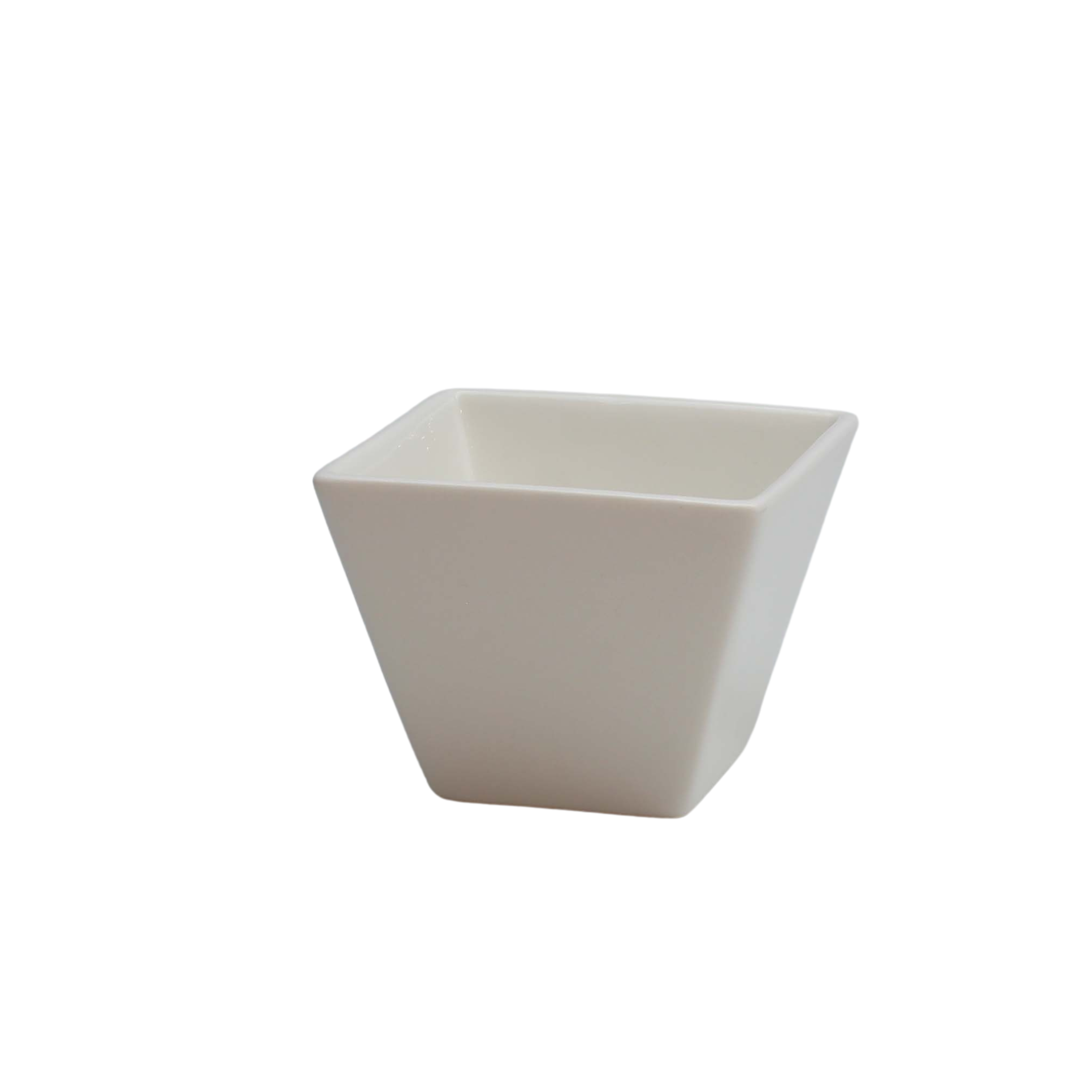 Bol carré Flare Blanc 7cm