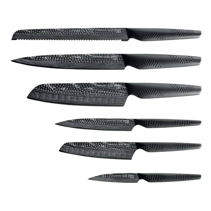Bloc à couteaux 7 pièces Gozen iD3® BLACK SAMURAI™ - Cuisine::pro®