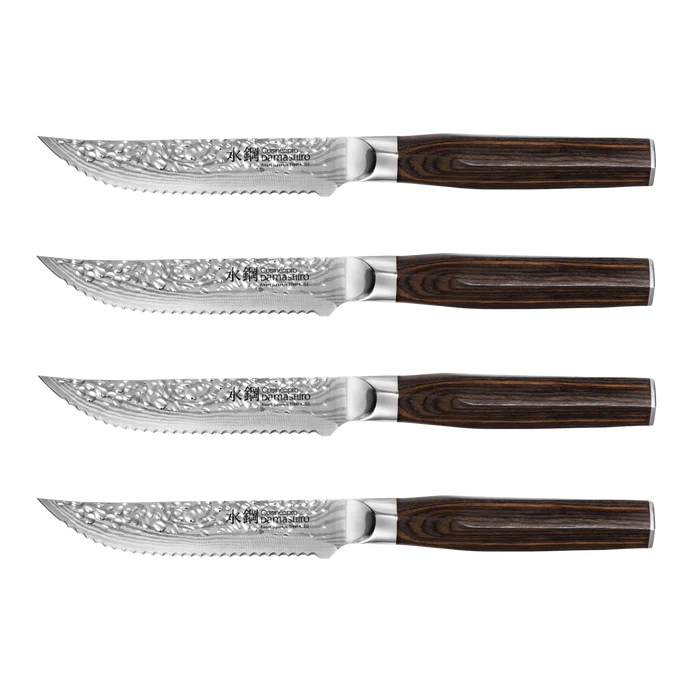 Set of 4 Damashiro EMPEROR® 5" Steak Knives - Cuisine::pro®