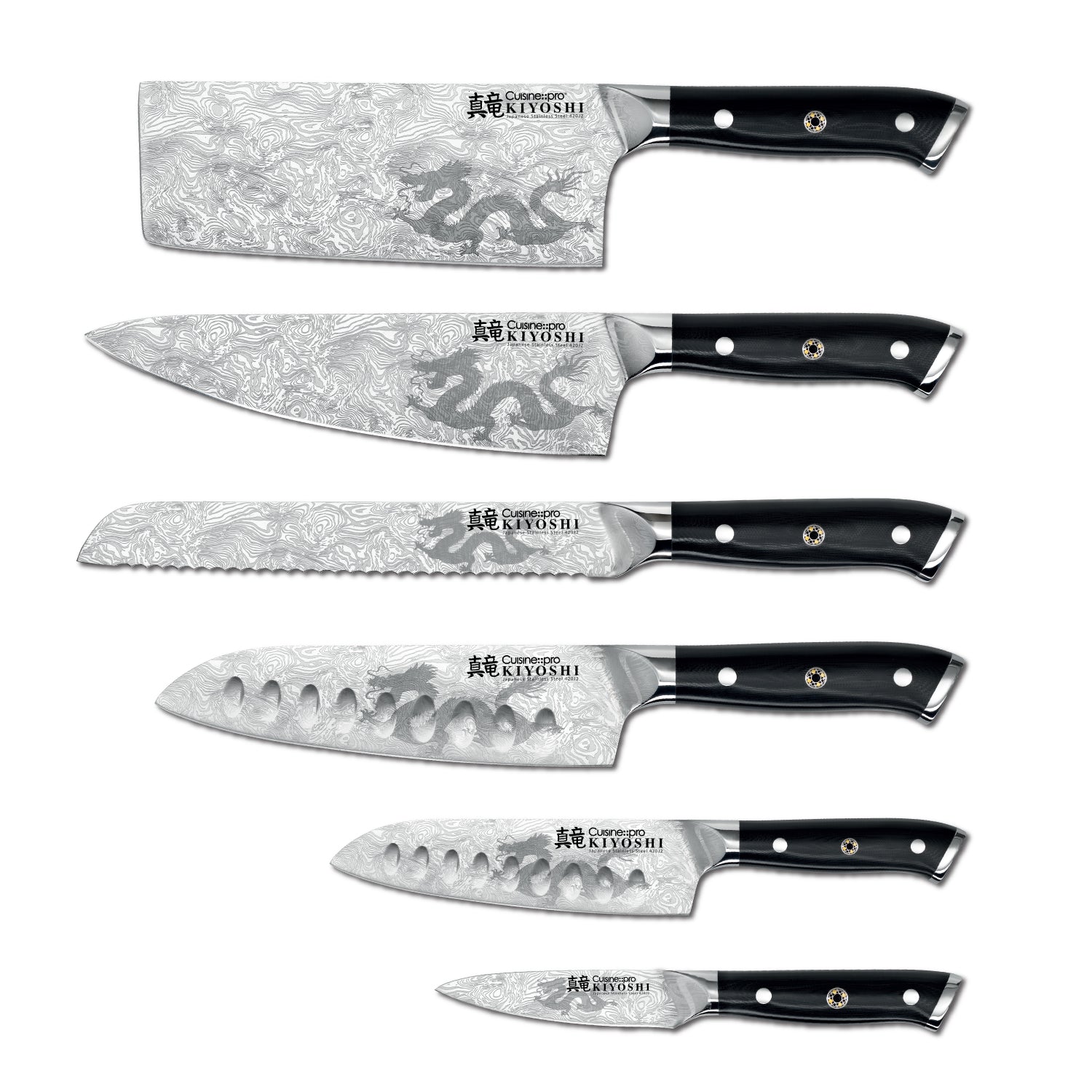 Bloc de couteaux 7 pièces Kiyo KIYOSHI® - Cuisine::pro®