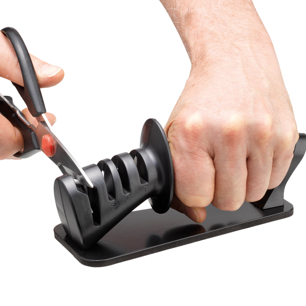 Aiguiseur de couteaux en 3 étapes iD3® BLACK SAMURAI™ - Cuisine::pro®