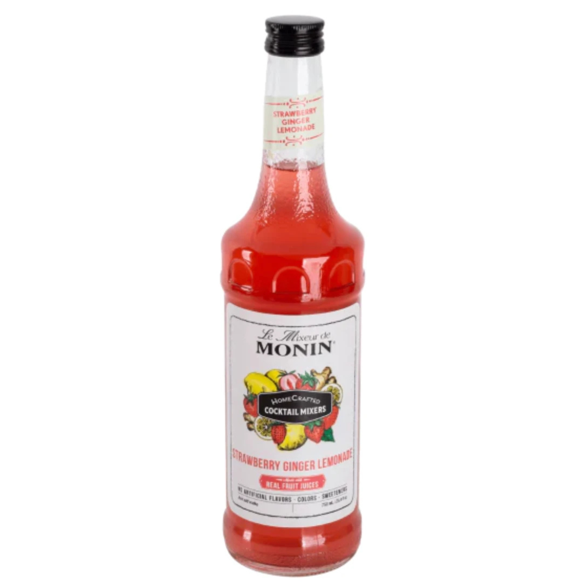 Mélange à cocktail Limonade Fraise & Gingembre 750ml - Monin