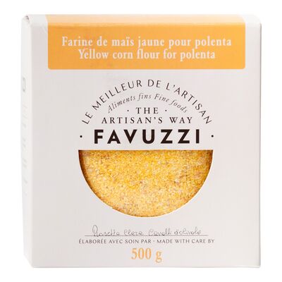 Yellow corn flour for polenta 500g - Favuzzi