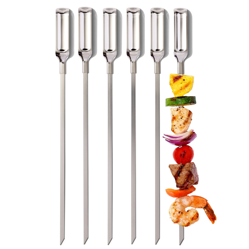 Ensemble de 6 brochettes pour BBQ 38cm - Oxo