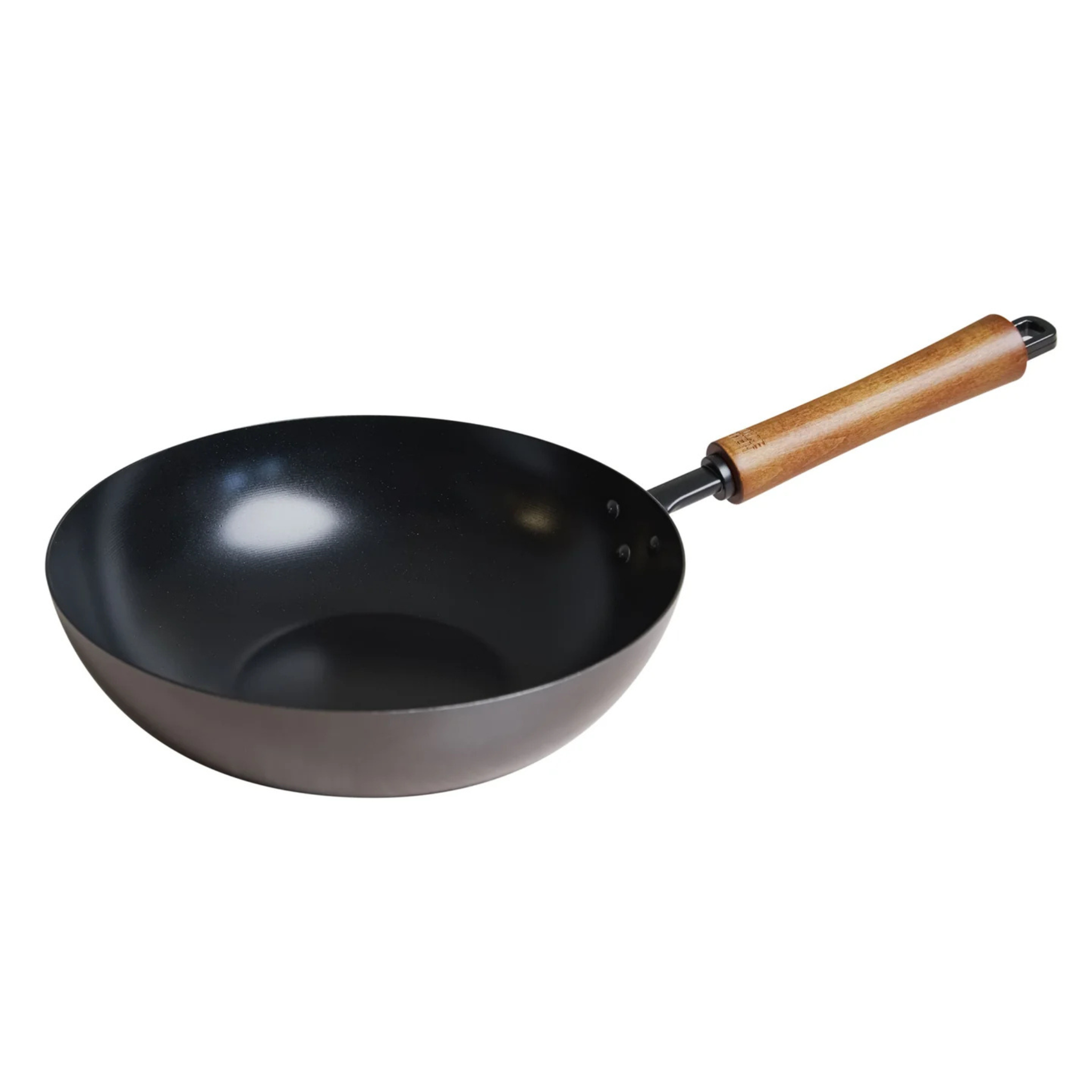 Wok antiadhésif en acier carbone 9.5" - Joyce Chen