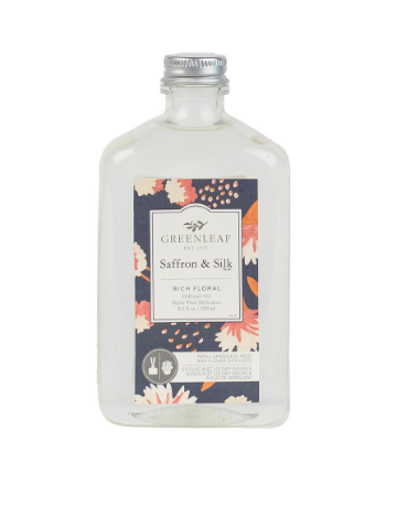 Recharge pour diffuseur Safran et soie 250ml - Greenleaf