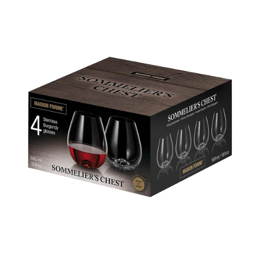 Ensemble de 4 verres en cristallin Burgundy 560 ml
