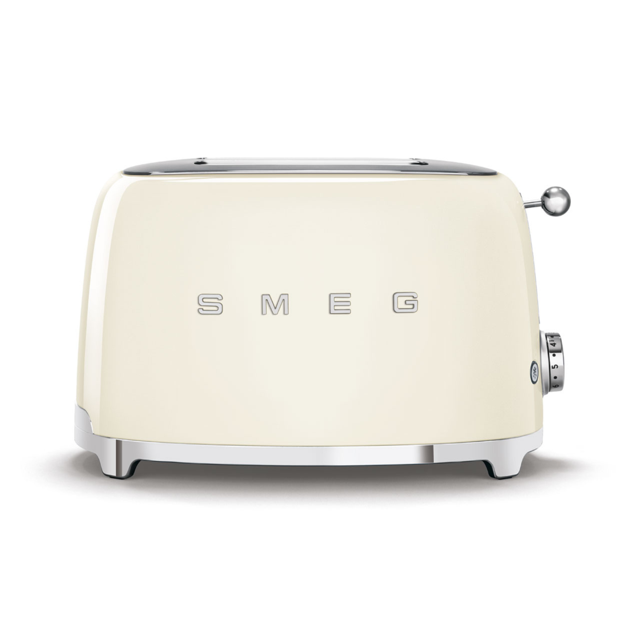 Grille-pain Deluxe 2 tranches crème - Smeg