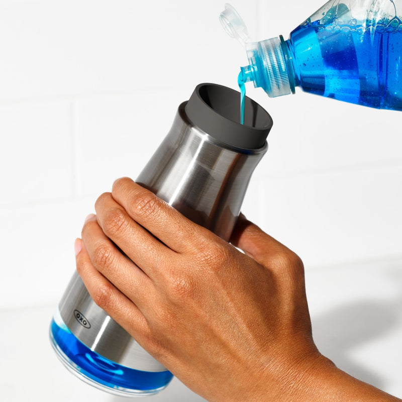 Distributeur de savon en inoxydable 385ml - Oxo