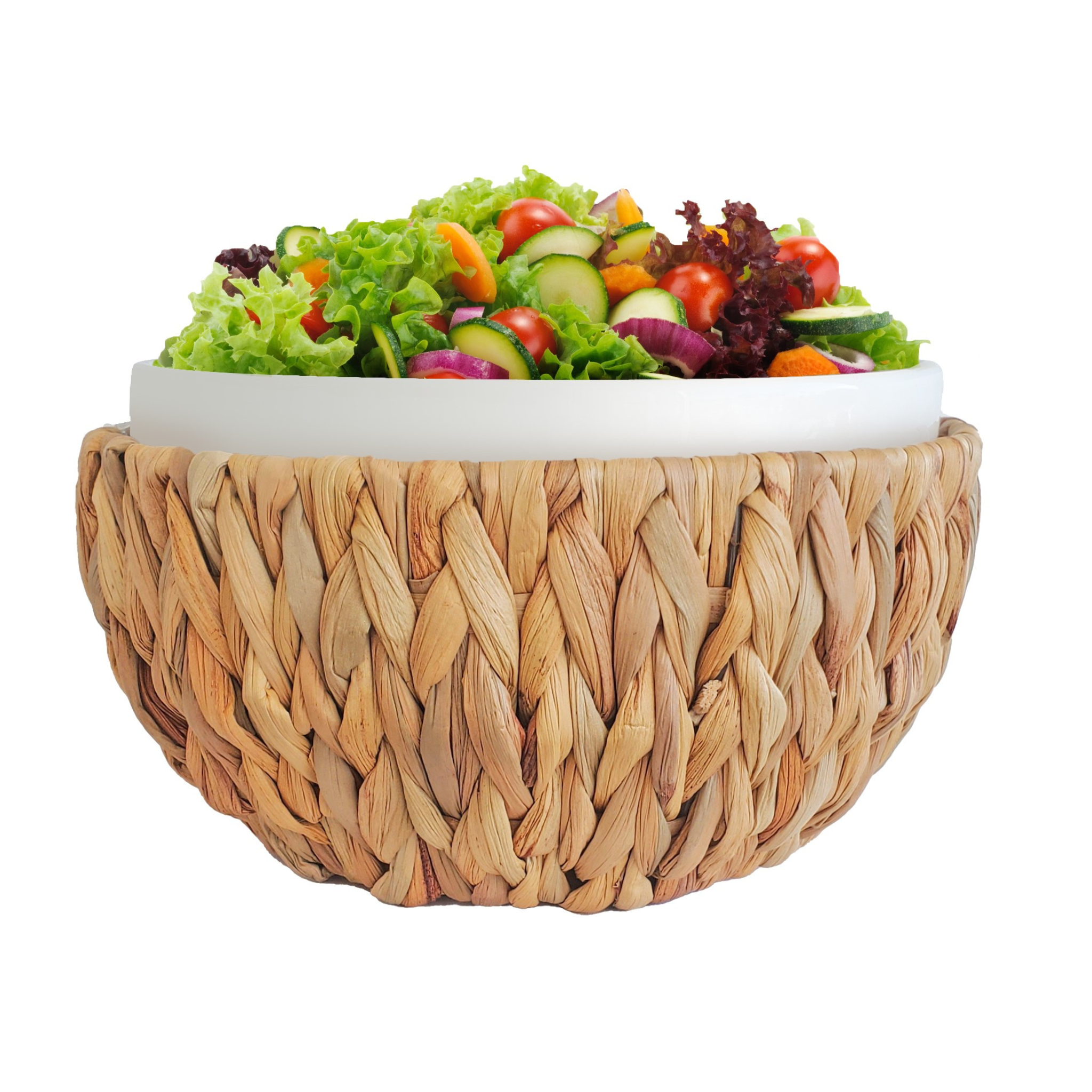 Saladier en céramique et jacinthe d'eau