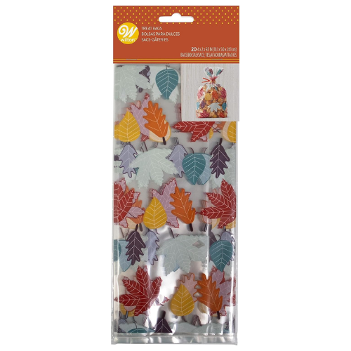 Ensemble de 20 sacs à friandises standard Feuilles d'Automne - Wilton