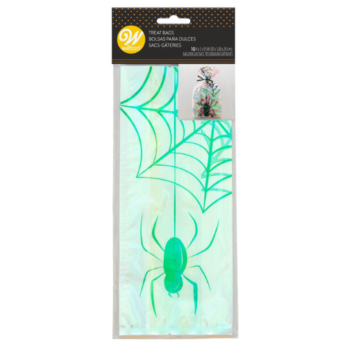 Ensemble de 10 sacs à friandises toile d'araignée - Wilton