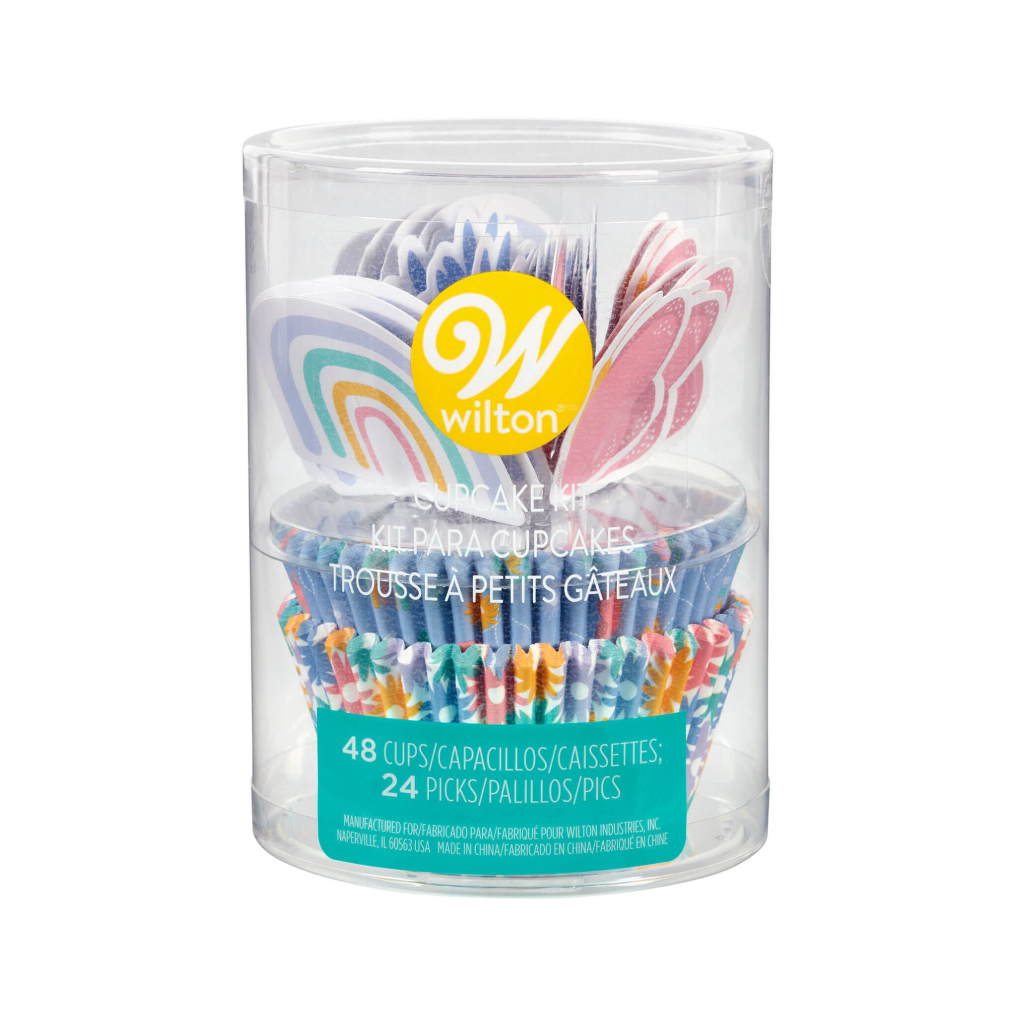 Ensemble de 72 pièces caissettes et picks de Pâques - Wilton