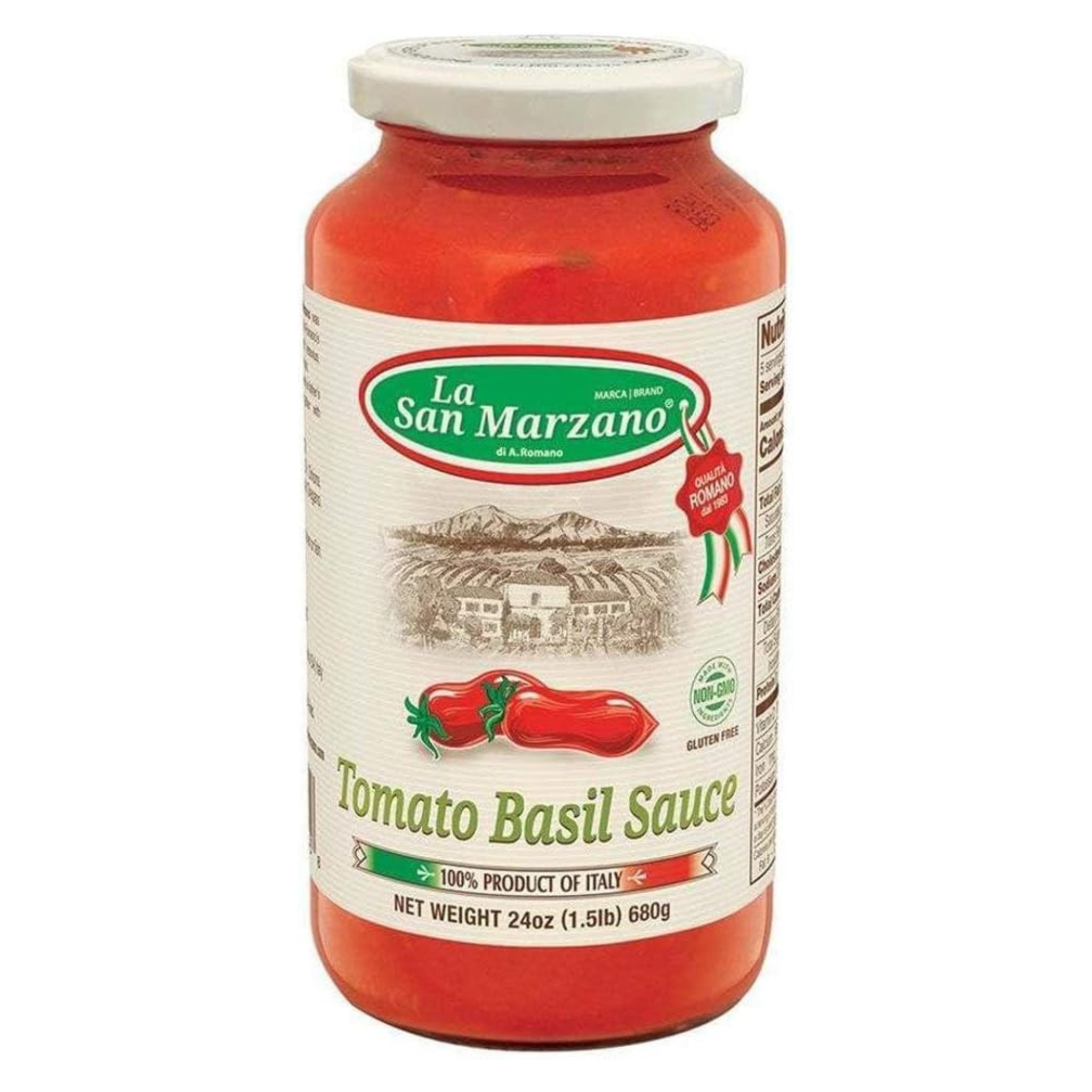 Tomato &amp; basil sauce 660ml - La San Marzano