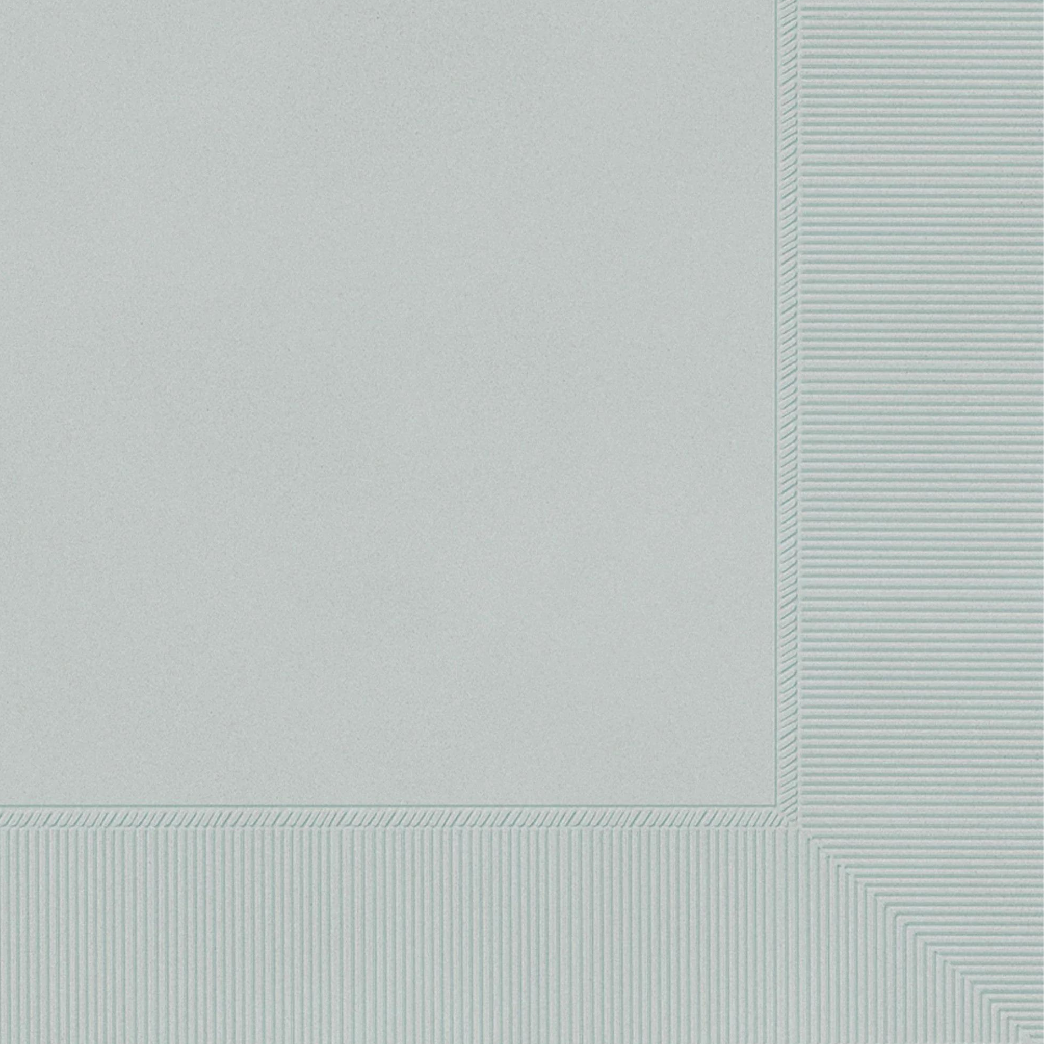 Ensemble de 40 serviettes de table en papier Argent