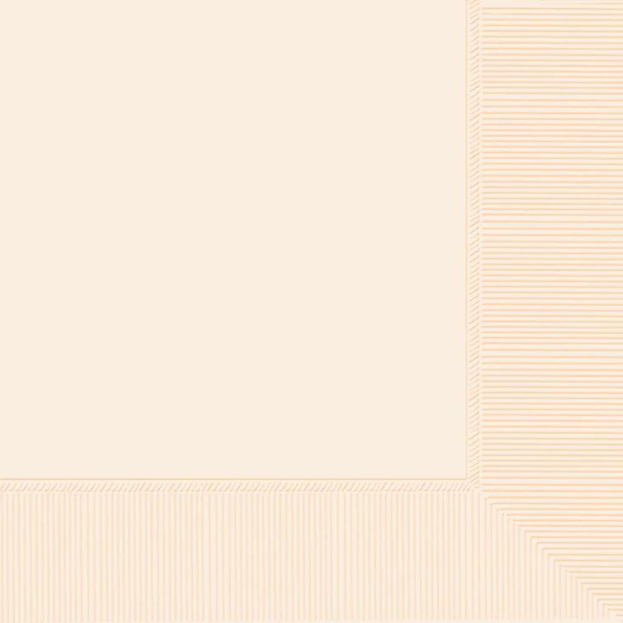 Ensemble de 40 serviettes de table en papier Crème