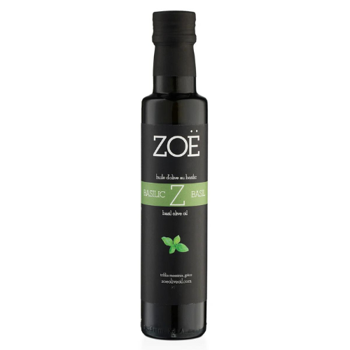 Huile d’olive infusée au basilic 250 ml - Zoë
