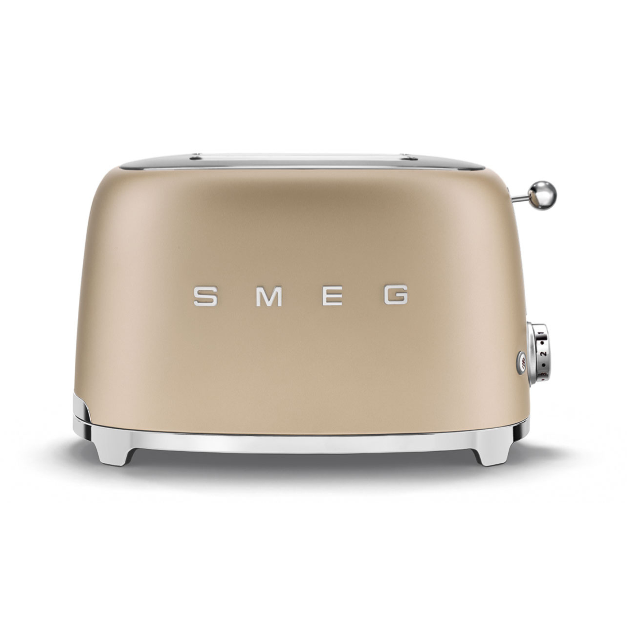 Grille-pain Deluxe 2 tranches Champagne - Smeg