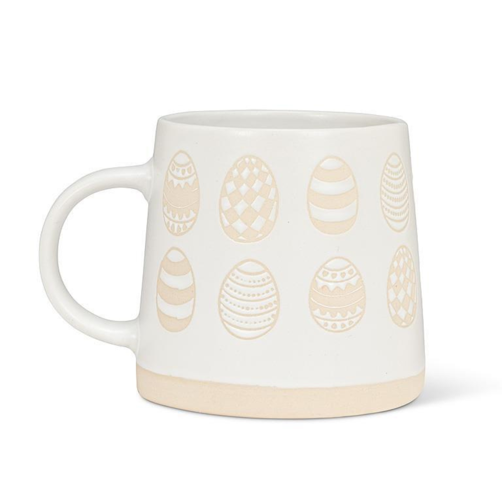 Tasse en grès à motifs d'œufs 400 ml