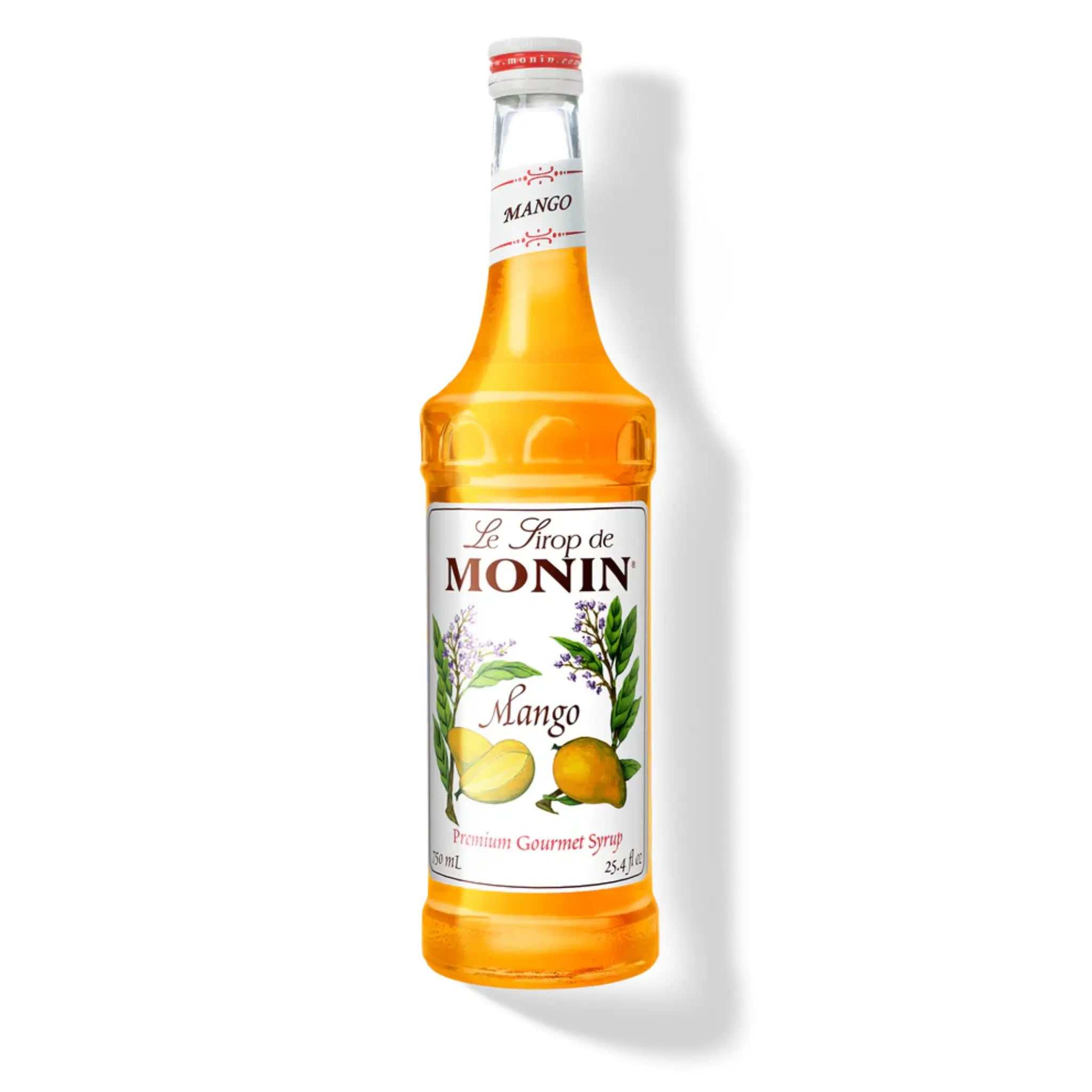 Bouteille de sirop de mangue Monin 750 ml pour cocktails et boissons fruitées