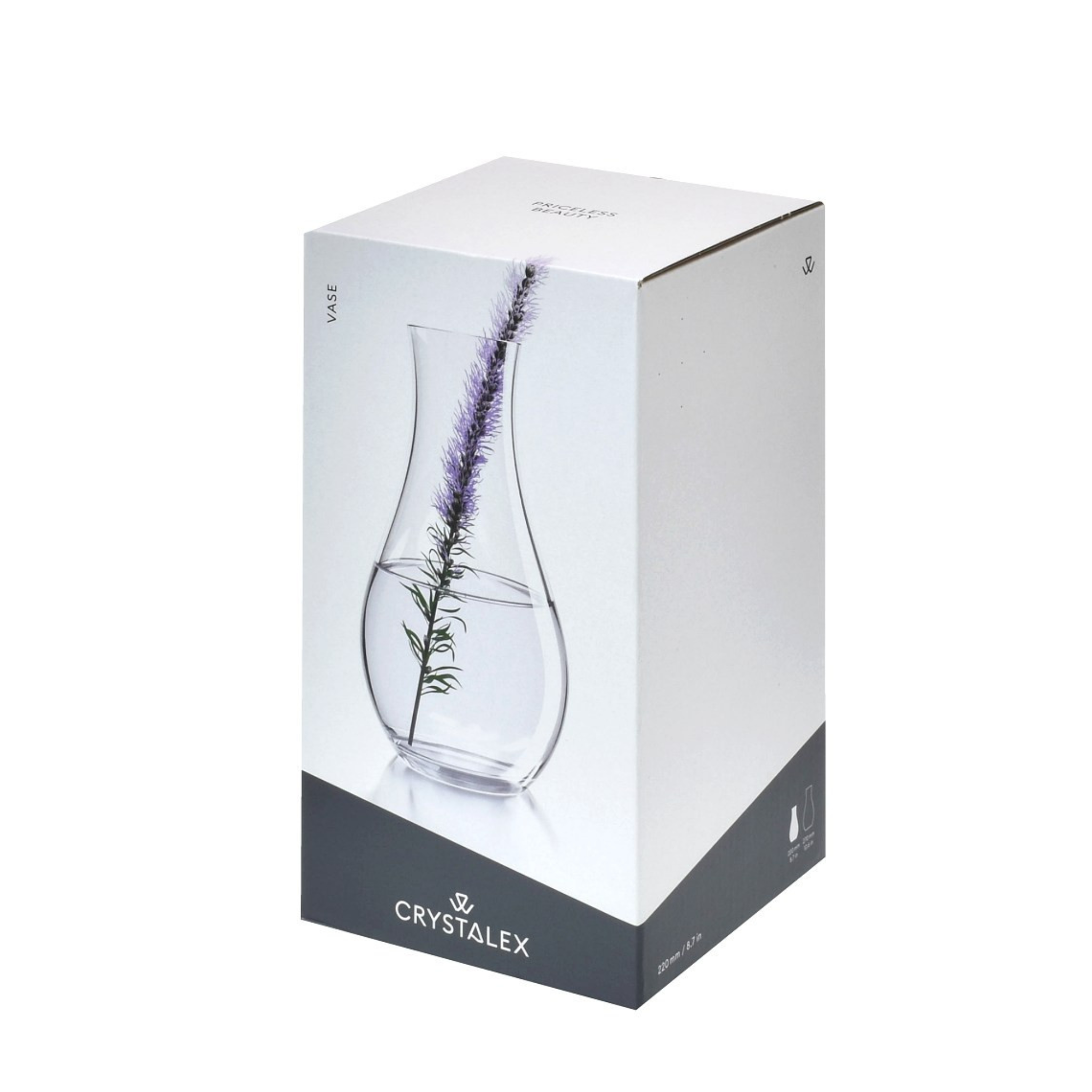 Vase en forme de goutte d'eau 22 cm