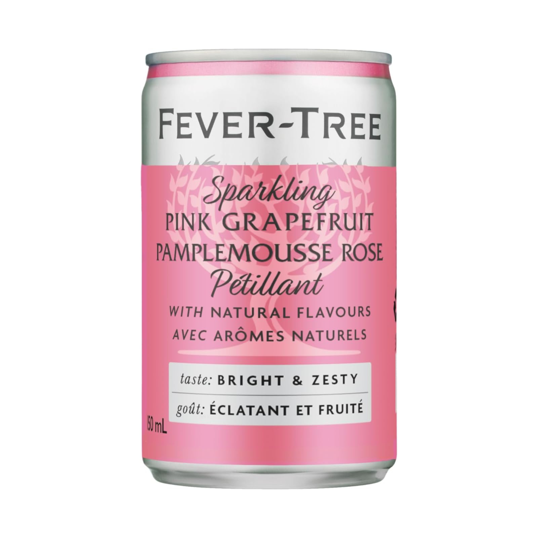 Set of 8 cans of pink grapefruit flavored sparkling water - Fever Tree